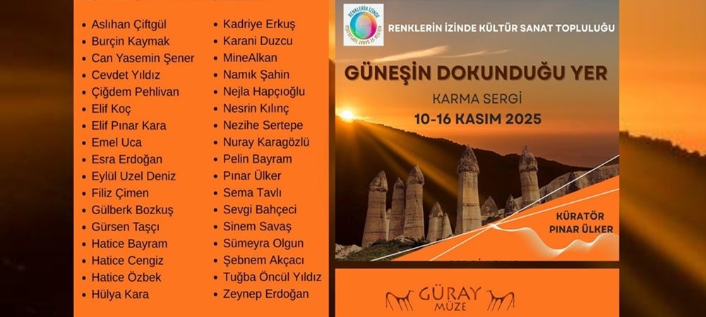 “Güneşin Dokunduğu Yer” Sergisi Avanos Güray Müzesi’nde Sanatseverlerle Buluştu.